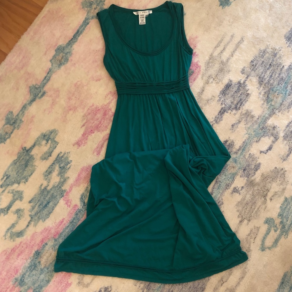 Max Studio green maxi dress size Medium